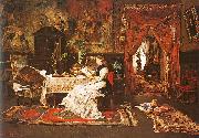 Mihaly Munkacsy Paris Interior USA oil painting reproduction